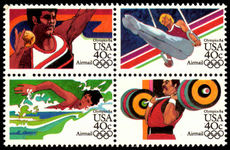 USA 1983 Olympics Block unmounted mint.