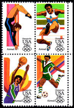 USA 1983 Olympics 2nd Series Block unmounted mint.