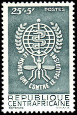 Central African Republic 1962 Malaria unmounted mint.