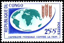 French Congo 1963 Freedom From Hunger  unmounted mint.