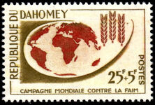 Dahomey 1963 Freedom From Hunger unmounted mint.
