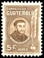 Guatemala 1963 5c Father De Rivera unmounted mint.