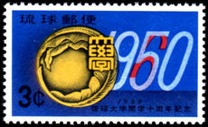 Ryukyu Islands 1960 University unmounted mint.