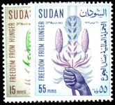 Sudan 1963 Freedom from Hunger unmounted mint.