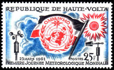 Upper Volta 1961 Meteorological Day unmounted mint.