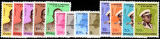 Congo Kinshasa 1961 1st Anniv of Independence ( missing 20c & 40c) unmounted mint.