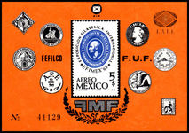 Mexico 1968 Efimex 68 souvenir sheet unmounted mint.