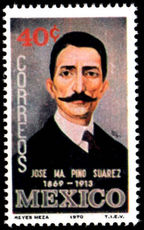 Mexico 1970 Jose Maria Pino Suarez unmounted mint.