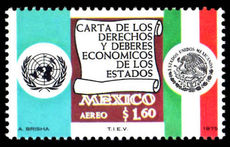 Mexico 1975 Air. U.N. Declaration of Nations' Economic Rights unmounted mint.