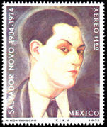 Mexico 1975 Air. 1st Death Anniv of Salvador Novo unmounted mint.