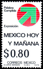Mexico 1976 Today Tomorrow exhibition unmounted mint.