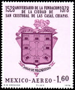 Mexico 1978 Air. 450th Anniv of San Cristobal de las Casas unmounted mint.