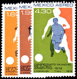Mexico 1978 World Cup Football Championship unmounted mint.