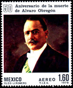 Mexico 1978 50th Death Anniversary of Alvaro Obregon unmounted mint.