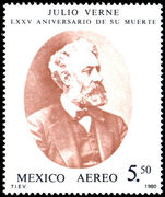 Mexico 1980 75th Death Anniversary of Jules Verne unmounted mint.