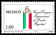 Mexico 1980 Fourth International Civil Justice Congress unmounted mint.