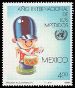 Mexico 1981 International Year of Disabled People unmounted mint.