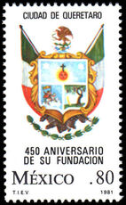 Mexico 1981 450th Anniversary of Queretaro City unmounted mint.