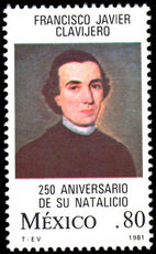 Mexico 1981 250th Birth Anniversary of St Francis Xavier Claver unmounted mint.