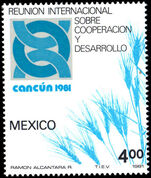 Mexico 1981 International Meeting on Co-operation and Development unmounted mint.