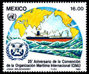 Mexico 1983 25th Anniversary of International Maritime Organisation unmounted mint.
