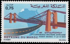 Morocco 1972 African Highways Conference unmounted mint.