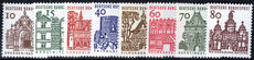 West Germany 1964-69 Twelve Centuries of German Architecture white background unmounted mint.
