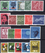 West Germany 1960 Commemorative year set unmounted mint.