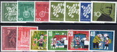 West Germany 1961 Commemorative year set unmounted mint.