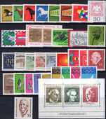 West Germany 1969 Commemorative year set unmounted mint.