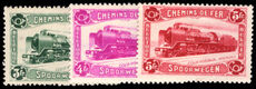 Belgium 1934 Railway Parcels set heavy hinged mint.
