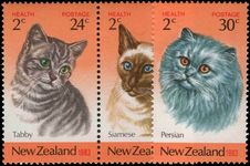 New Zealand 1983 Cats Health unmounted mint.