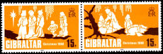 Gibraltar 1980 Christmas unmounted mint.