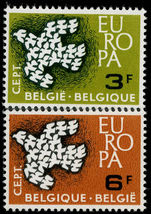 Belgium 1961 Europa unmounted mint.