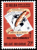 Belgium 1972 Liberty of the Press unmounted mint.
