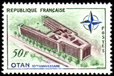France 1959 NATO unmounted mint.