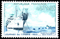 France 1960 Stamp Day unmounted mint.