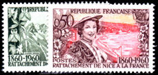 France 1960 Savoy and Nice unmounted mint.