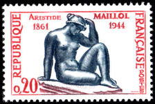 France 1961 Maillol unmounted mint.