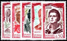 France 1961 French Actors and Actresses unmounted mint.