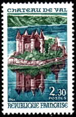 France 1966 Chateau de Val unmounted mint.