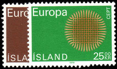 Iceland 1970 Europa unmounted mint.