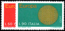 Italy 1970 Europa unmounted mint.