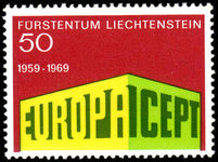 Liechtenstein 1969 Europa unmounted mint