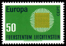 Liechtenstein 1970 Europa unmounted mint.