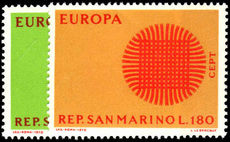 San Marino 1970 Europa unmounted mint.