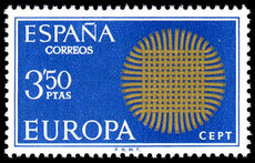 Spain 1970 Europa unmounted mint.
