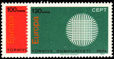 Turkey 1970 Europa unmounted mint.