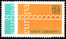 Turkey 1971 Europa unmounted mint.