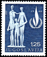 Yugoslavia 1968 Human Rights unmounted mint.